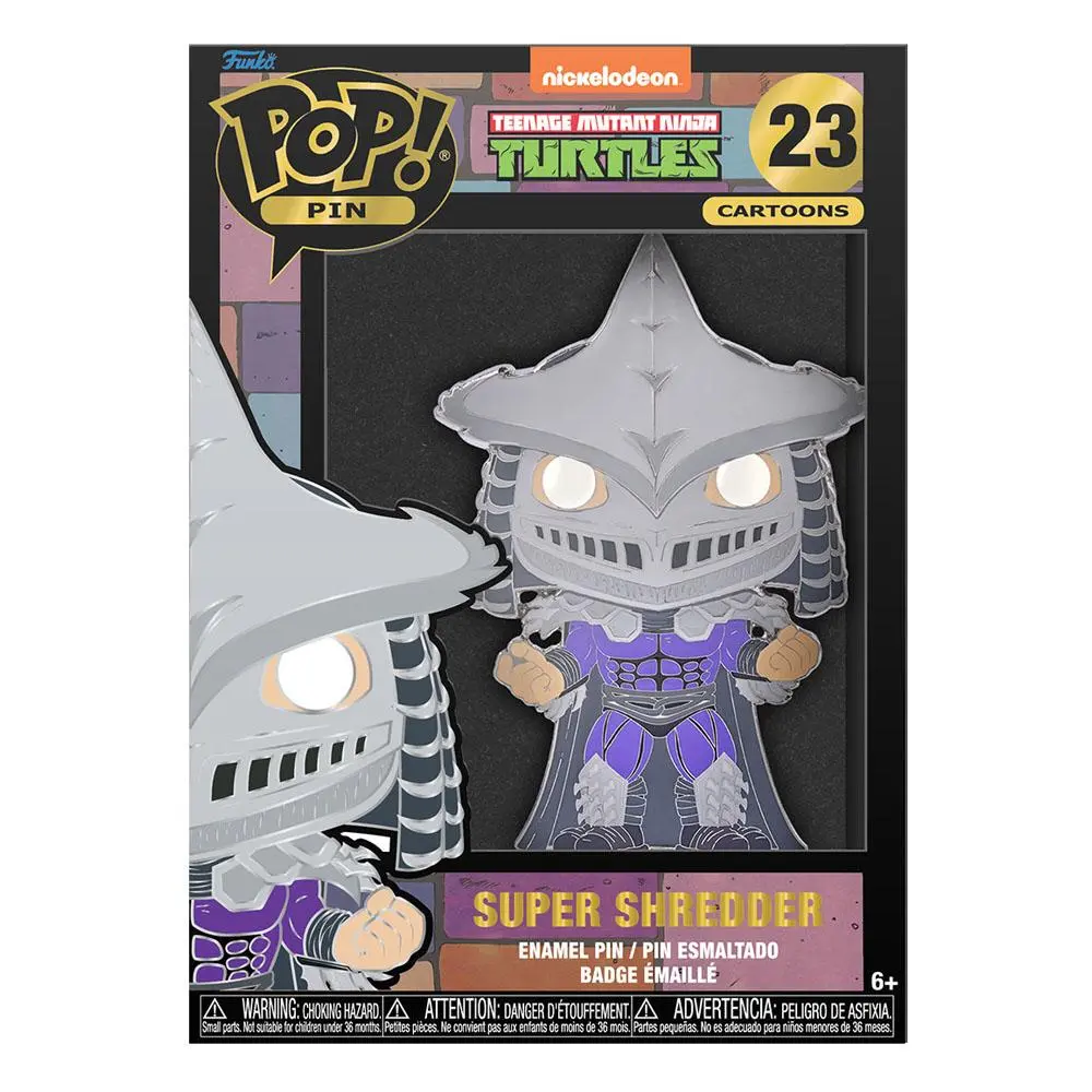 Teenage Mutant Ninja Turtles Funko POP! Enamel Pin Super Shredder kitűző 10 cm termékfotó