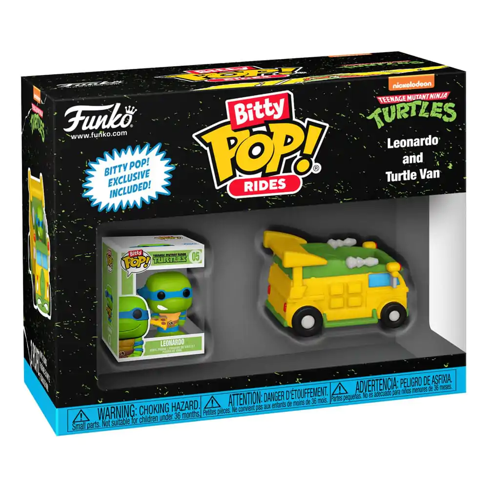 Teenage Mutant Ninja Turtles Funko POP! Rides Vinyl figura Leonardo w/Van 2,5 cm termékfotó