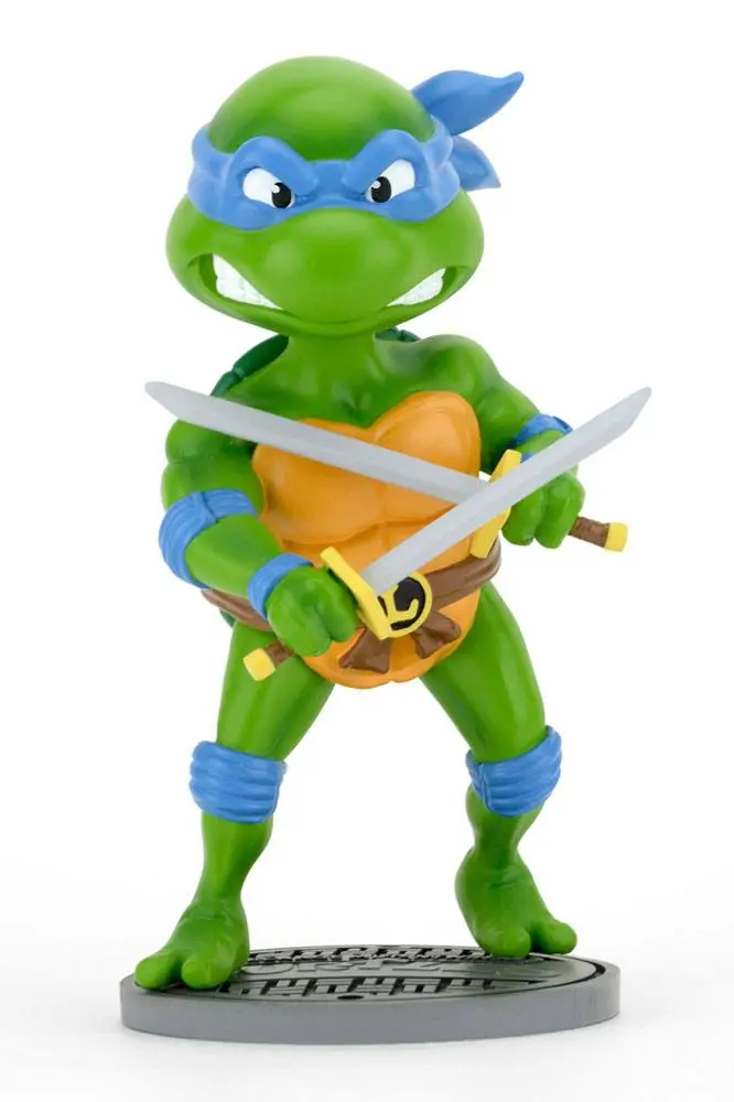 Teenage Mutant Ninja Turtles Head Knocker Bobble-Head Leonardo figura 17 cm termékfotó