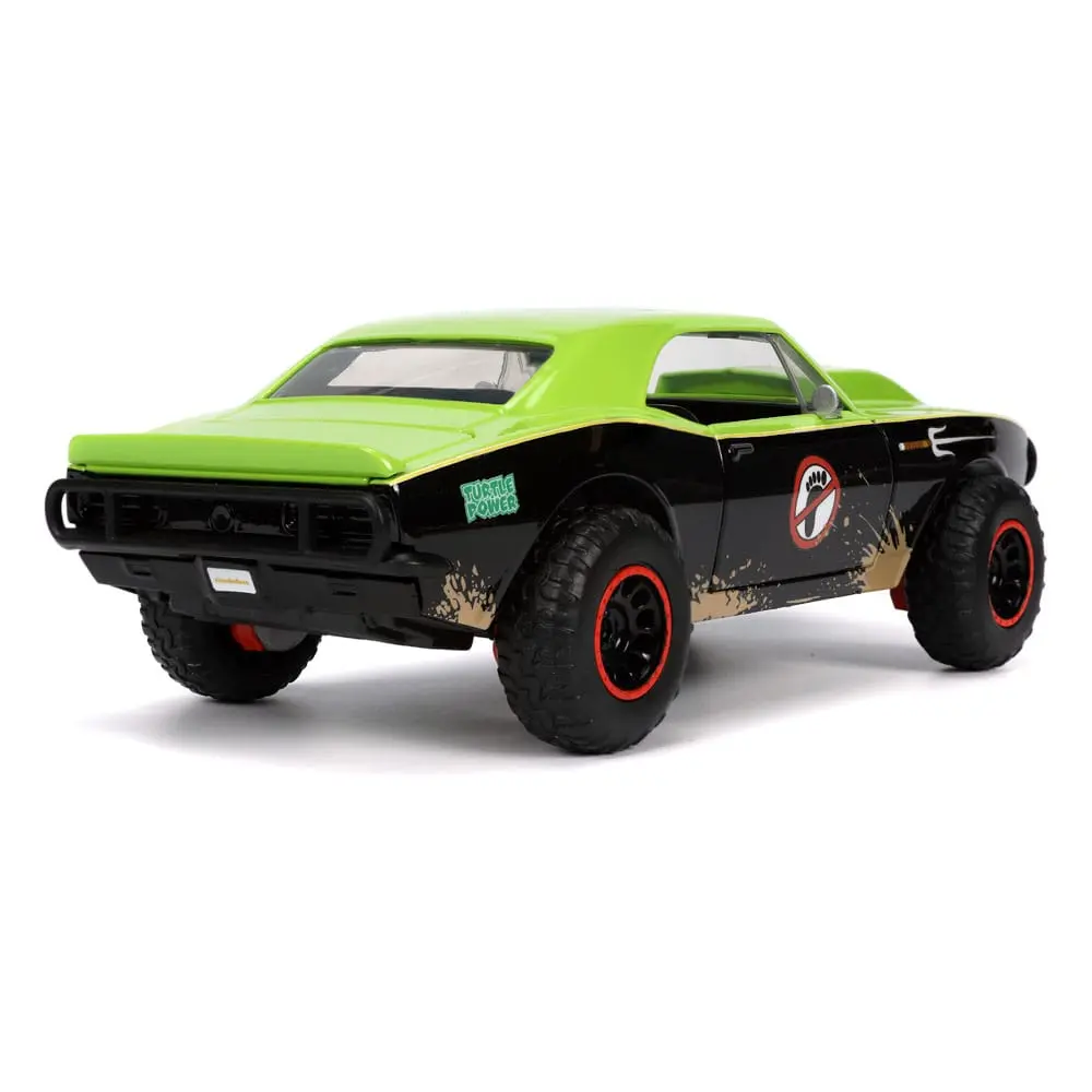 Teenage Mutant Ninja Turtles Hollywood Rides Diecast Model 1/24 1967 Chevrolet Camaro és Raphael figura termékfotó