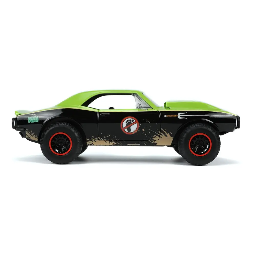 Teenage Mutant Ninja Turtles Hollywood Rides Diecast Model 1/24 1967 Chevrolet Camaro és Raphael figura termékfotó