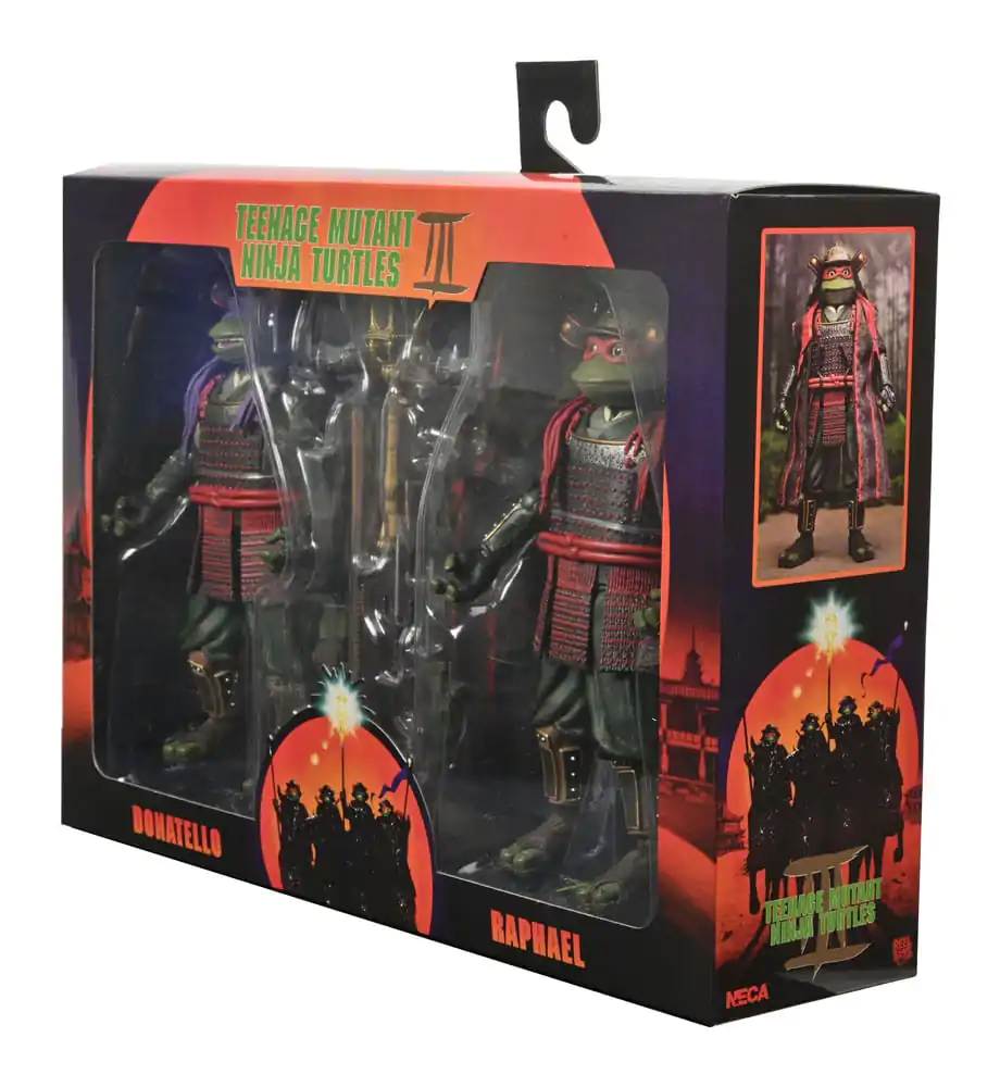 Teenage Mutant Ninja Turtles III Donatello & Raphael 2 db-os akciófigura csomag 18 cm termékfotó