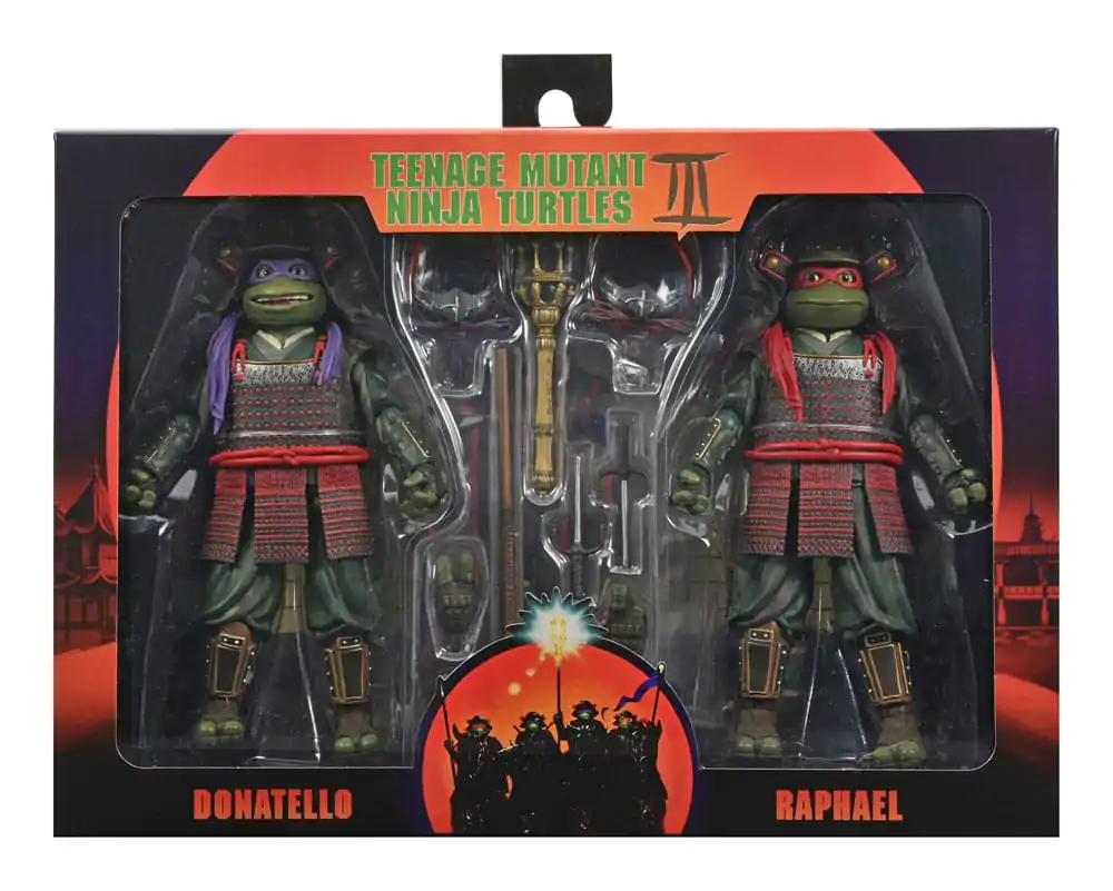 Teenage Mutant Ninja Turtles III Donatello & Raphael 2 db-os akciófigura csomag 18 cm termékfotó