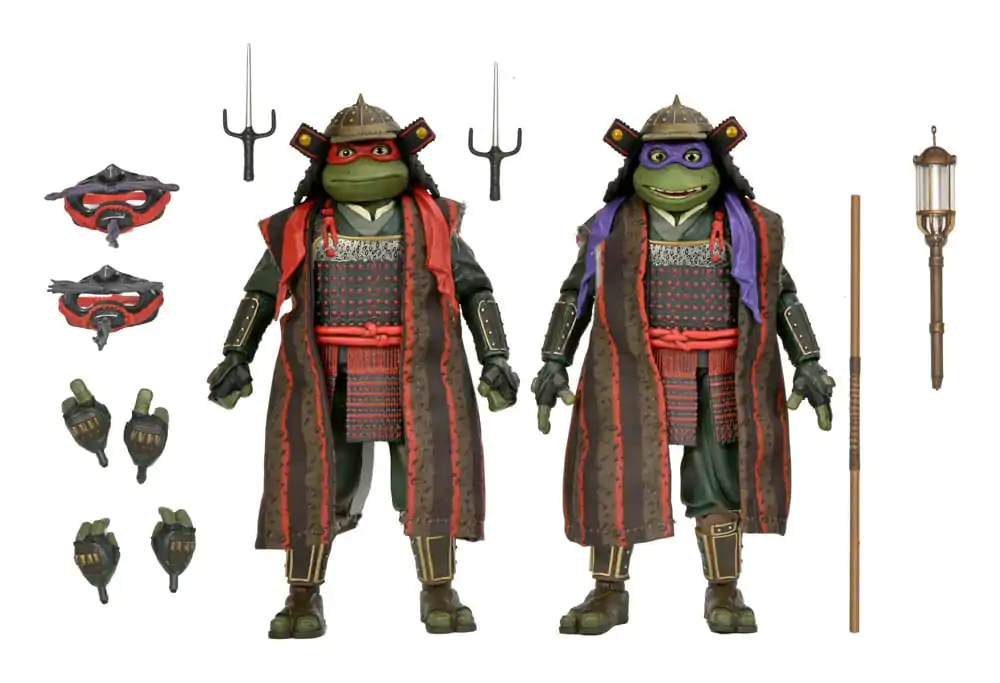 Teenage Mutant Ninja Turtles III Donatello & Raphael 2 db-os akciófigura csomag 18 cm termékfotó