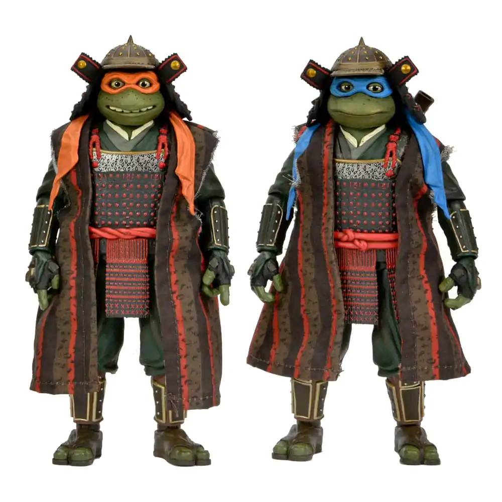 Teenage Mutant Ninja Turtles III Leonardo & Michelangelo 2 db-os akciófigura csomag 18 cm termékfotó