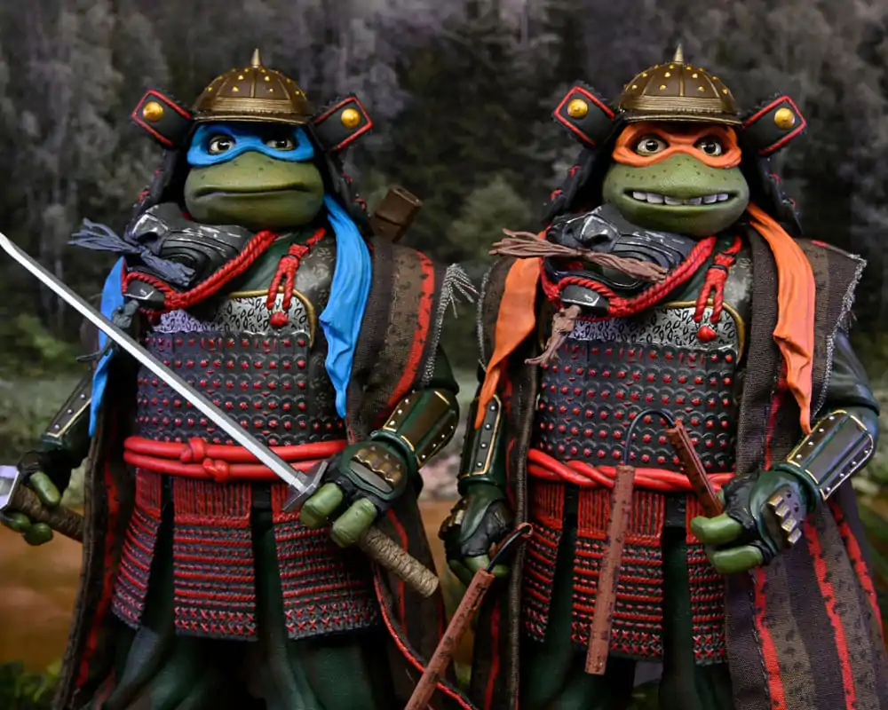 Teenage Mutant Ninja Turtles III Leonardo & Michelangelo 2 db-os akciófigura csomag 18 cm termékfotó