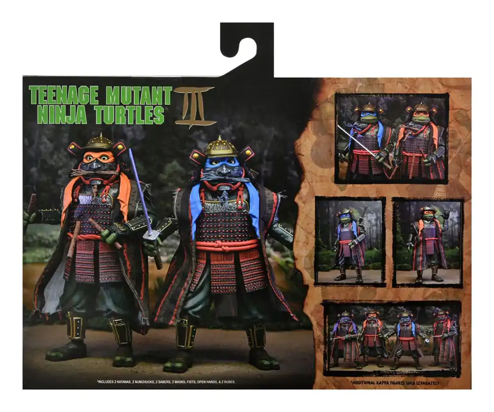 Teenage Mutant Ninja Turtles III Leonardo & Michelangelo 2 db-os akciófigura csomag 18 cm termékfotó