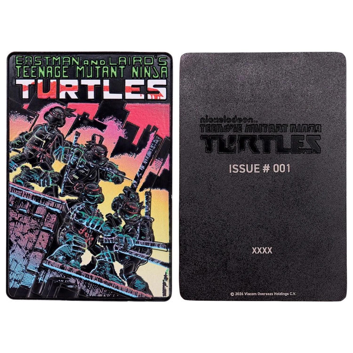 Teenage Mutant Ninja Turtles Ingot Set of Three Comic Book Cover Ingots Limitált kiadás termékfotó