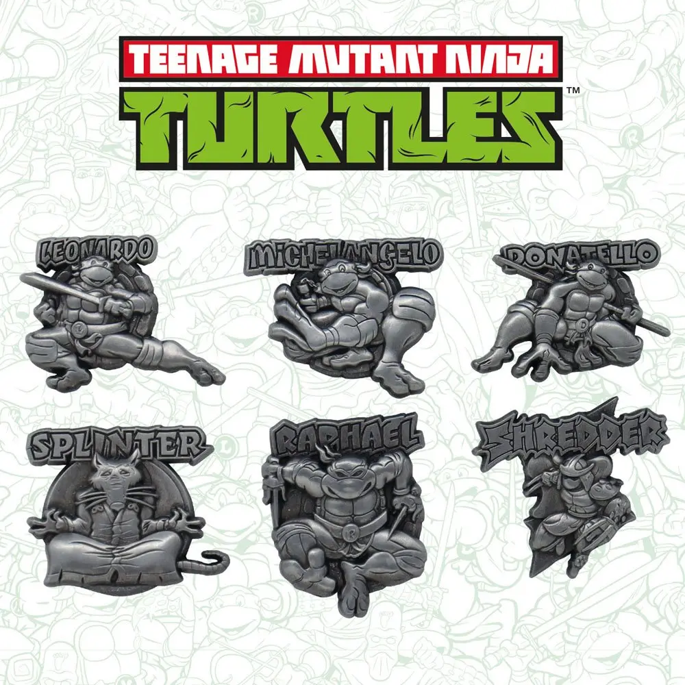 Teenage Mutant Ninja Turtles kitűző Limitált kiadás (6 darab) termékfotó