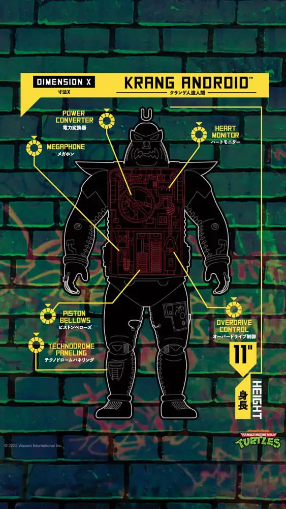 Teenage Mutant Ninja Turtles Krang Android (Full Color) akciófigura 28 cm termékfotó