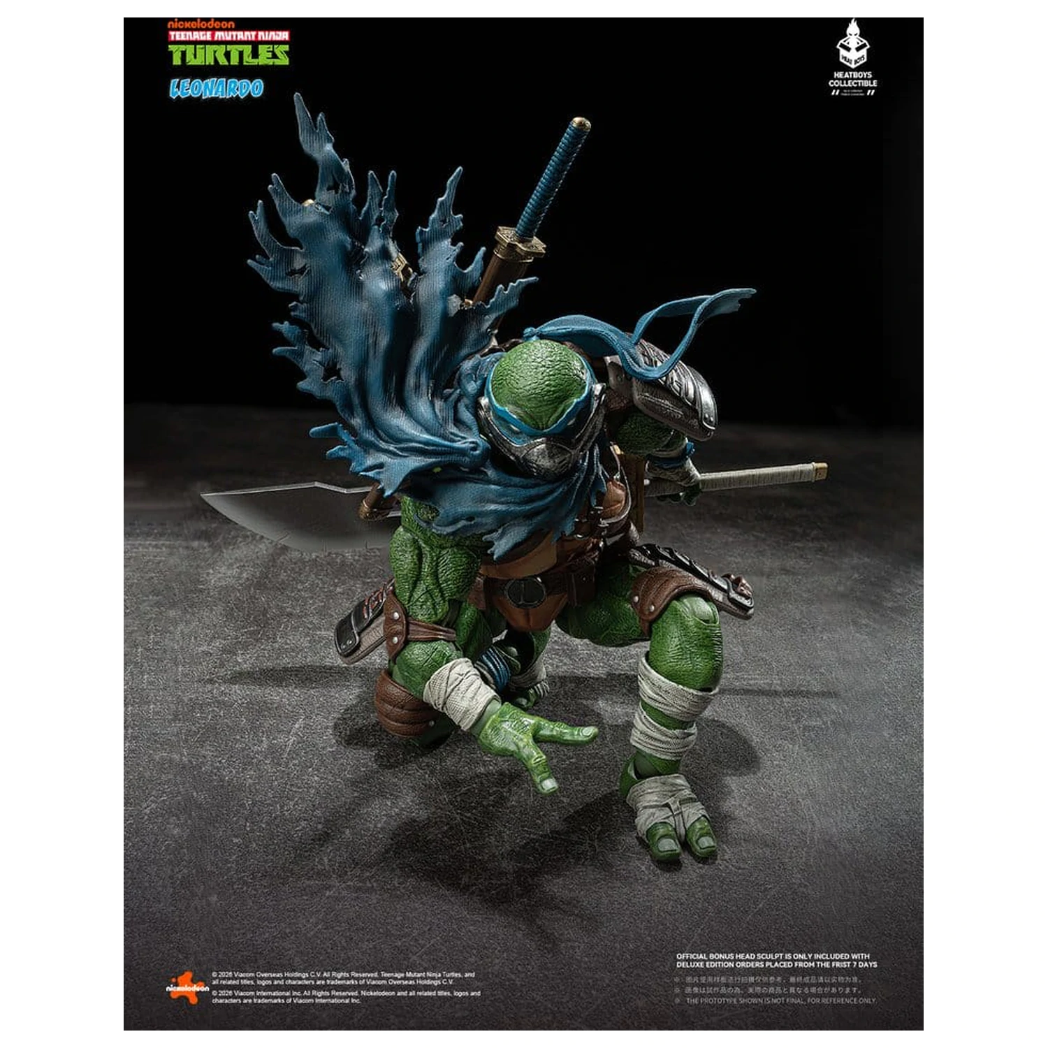 Teenage Mutant Ninja Turtles Leonardo Deluxe Version akciófigura 20 cm termékfotó