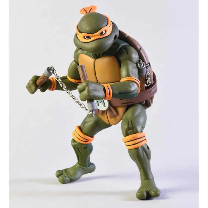 Teenage Mutant Ninja Turtles Michelangelo és katona csomag figura 18cm termékfotó