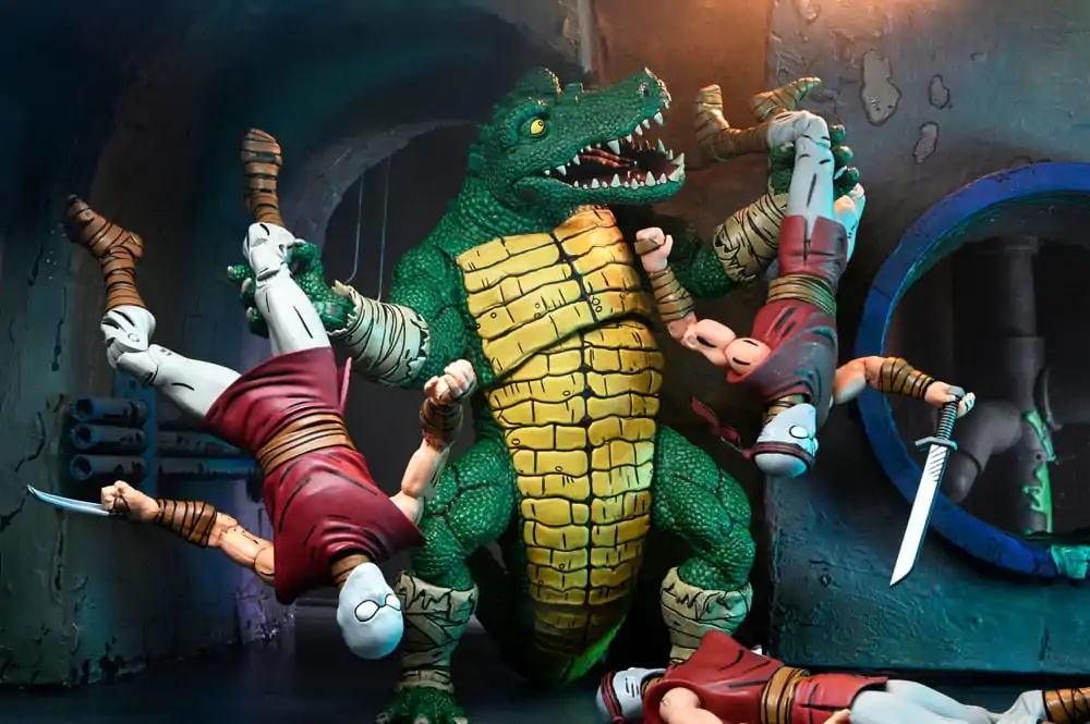 Teenage Mutant Ninja Turtles (Mirage Comics) akciófigura Leatherhead 21 cm termékfotó