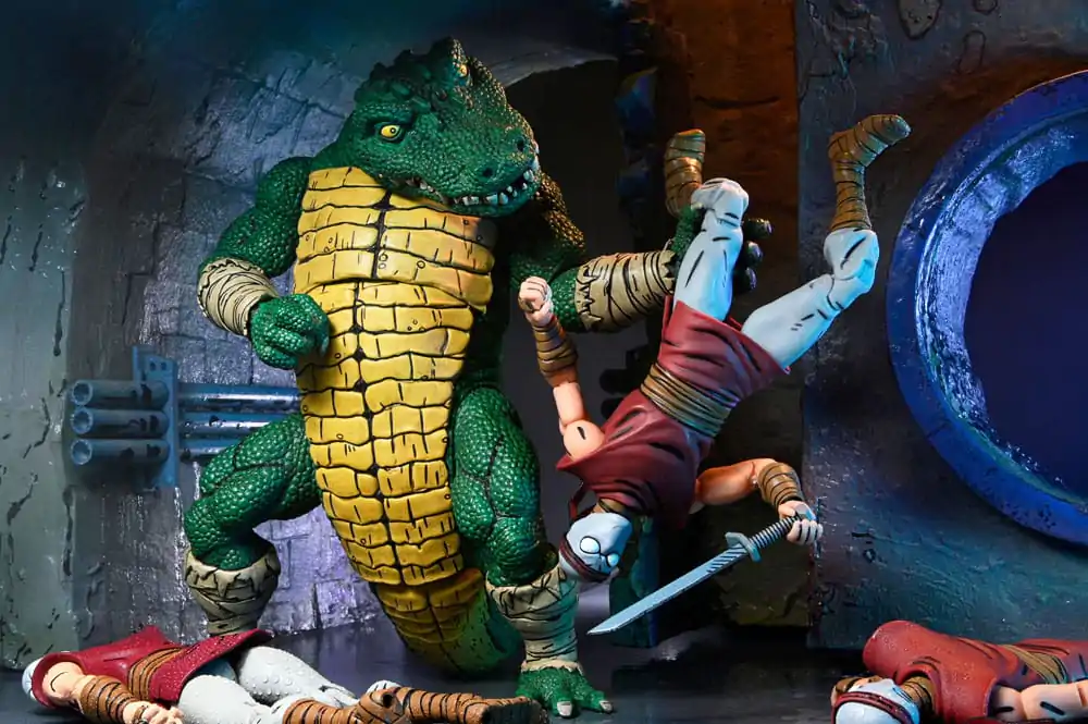 Teenage Mutant Ninja Turtles (Mirage Comics) akciófigura Leatherhead 21 cm termékfotó