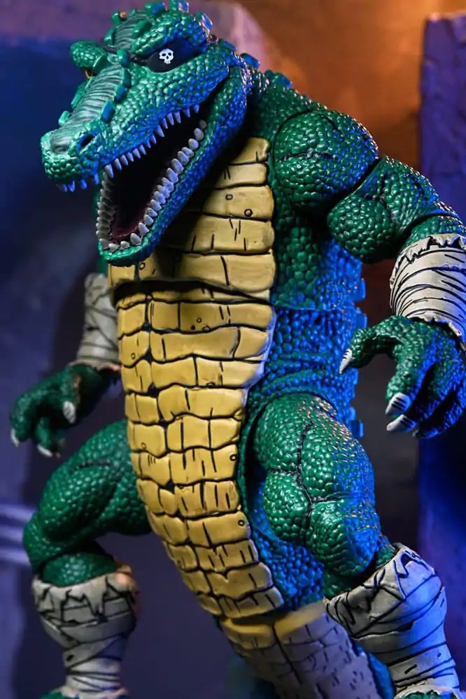 Teenage Mutant Ninja Turtles (Mirage Comics) akciófigura Leatherhead 21 cm termékfotó