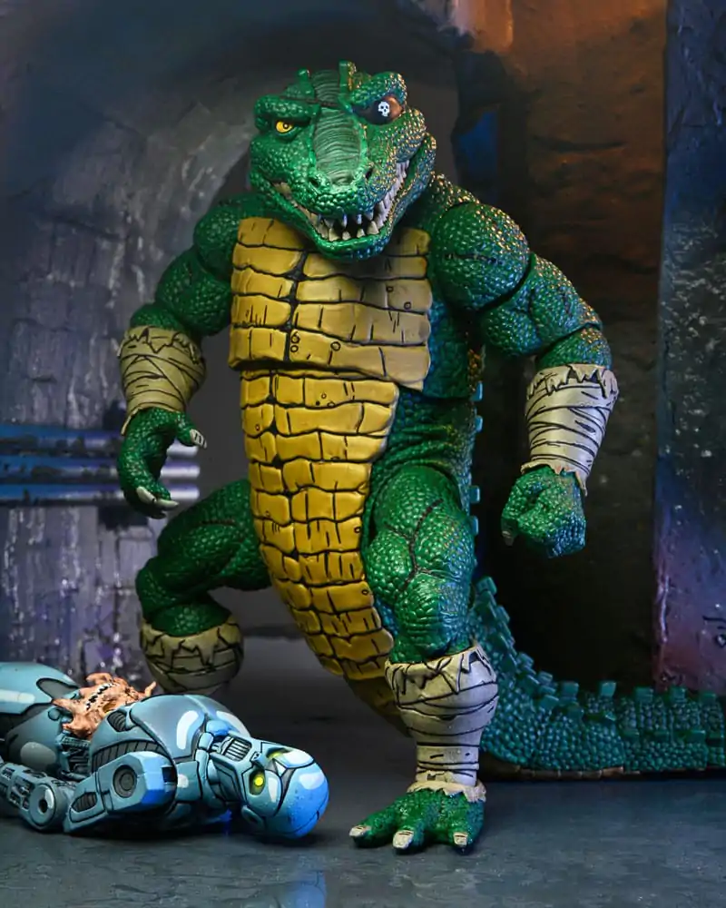 Teenage Mutant Ninja Turtles (Mirage Comics) akciófigura Leatherhead 21 cm termékfotó