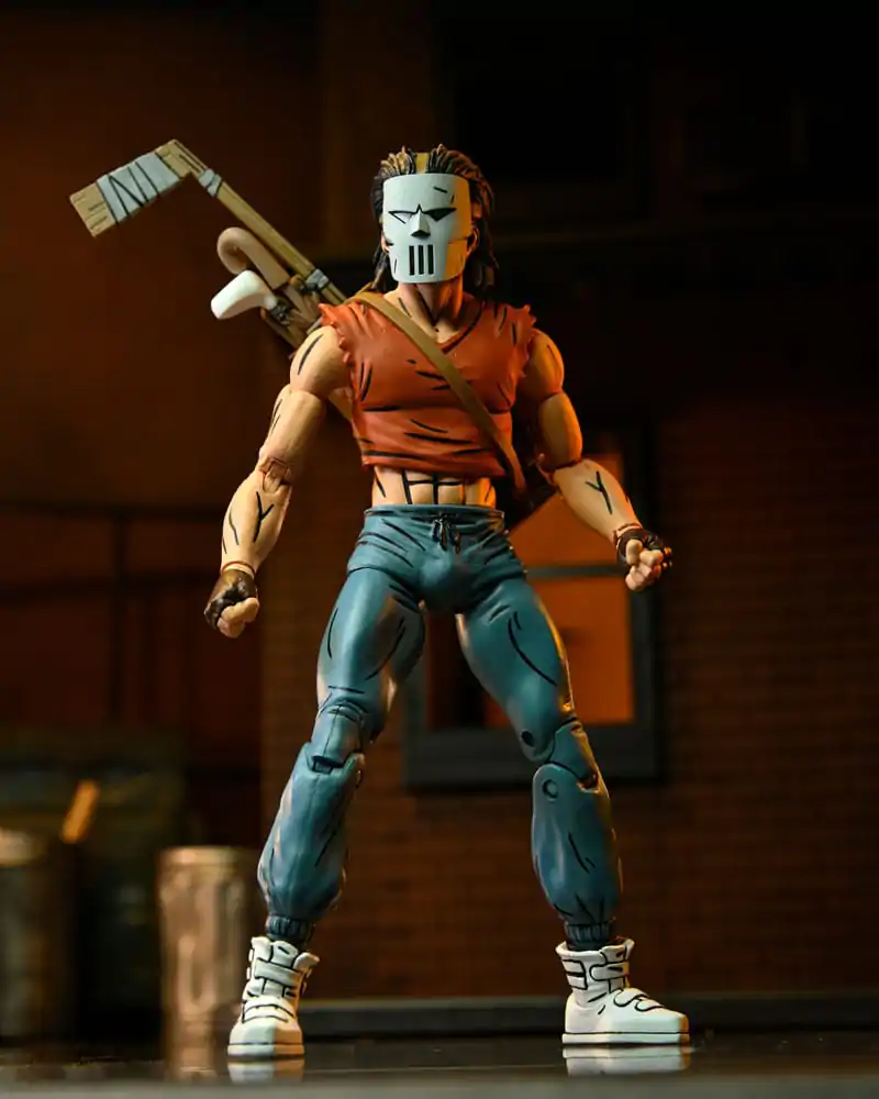 Teenage Mutant Ninja Turtles (Mirage Comics) Casey Jones in Red shirt akciófigura 18 cm termékfotó