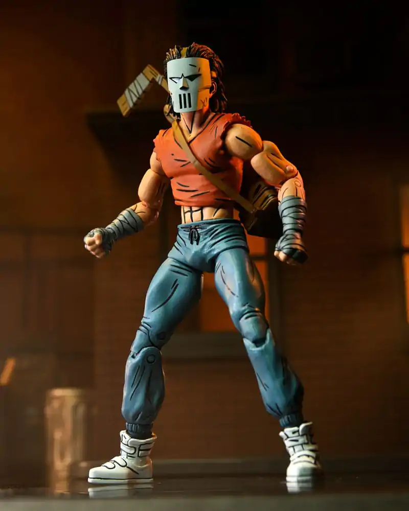 Teenage Mutant Ninja Turtles (Mirage Comics) Casey Jones in Red shirt akciófigura 18 cm termékfotó