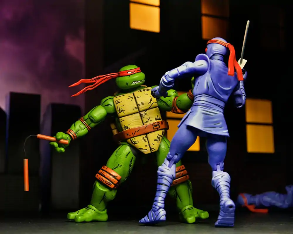 Teenage Mutant Ninja Turtles (Mirage Comics) Leonardo, Raphael, Michelangelo, &amp; Donatello 4 db-os csomag akciófigura 18 cm termékfotó