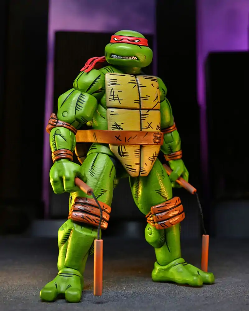 Teenage Mutant Ninja Turtles (Mirage Comics) Leonardo, Raphael, Michelangelo, &amp; Donatello 4 db-os csomag akciófigura 18 cm termékfotó