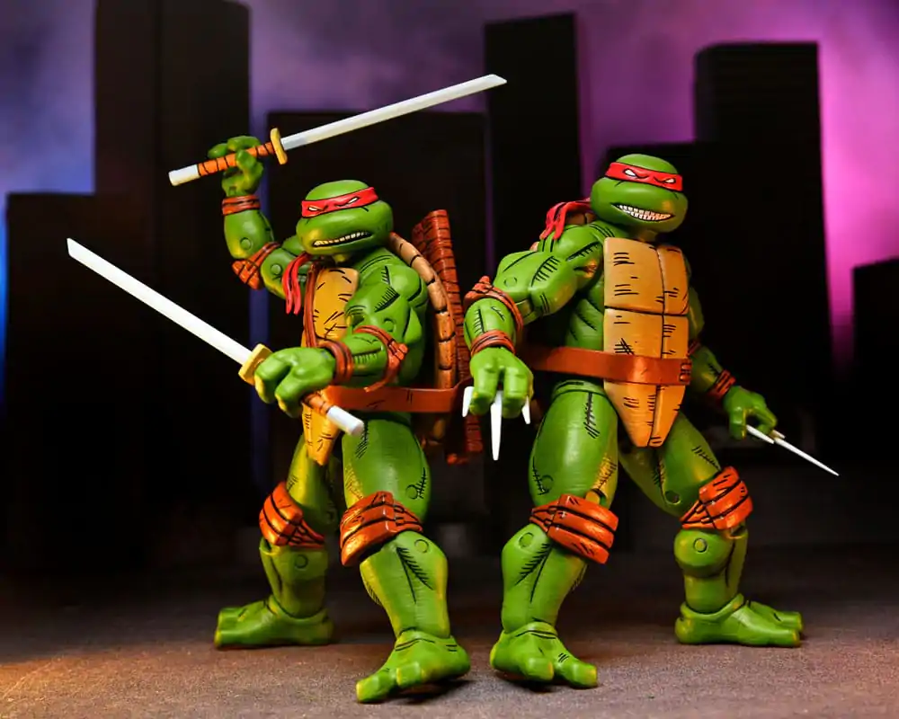 Teenage Mutant Ninja Turtles (Mirage Comics) Leonardo, Raphael, Michelangelo, &amp; Donatello 4 db-os csomag akciófigura 18 cm termékfotó