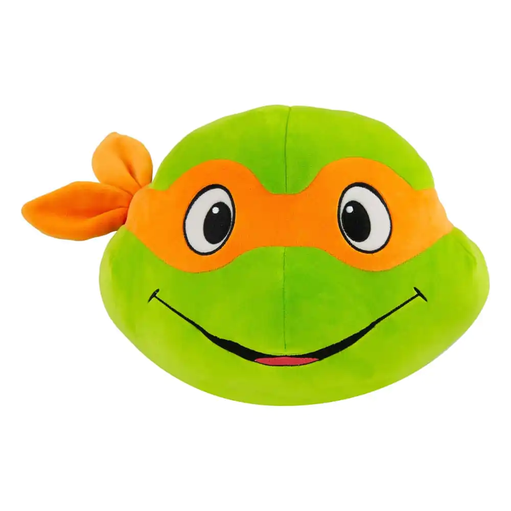 Teenage Mutant Ninja Turtles Mocchi-Mocchi Mega Michelangelo Head plüss figura 27 cm termékfotó