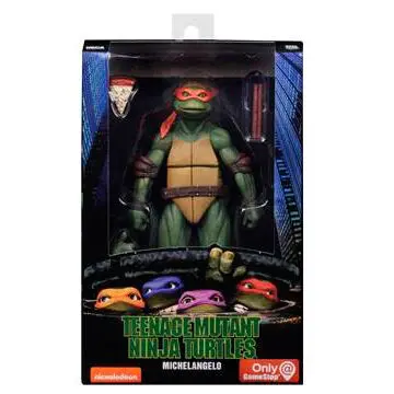 Teenage Mutant Ninja Turtles Movie 1990 Michelangelo figura 18cm termékfotó
