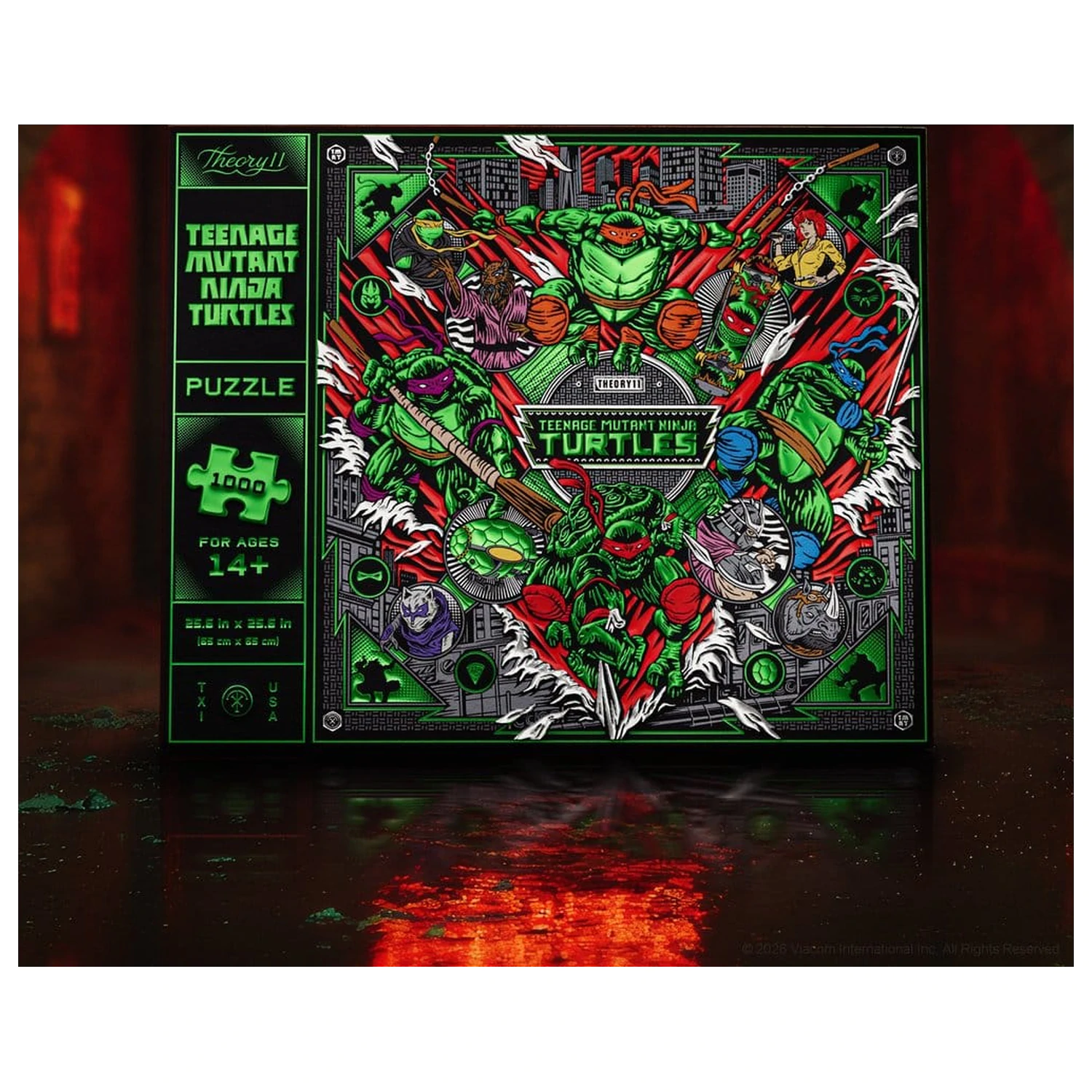 Teenage Mutant Ninja Turtles multi-dimensional puzzle (1000 darab) termékfotó