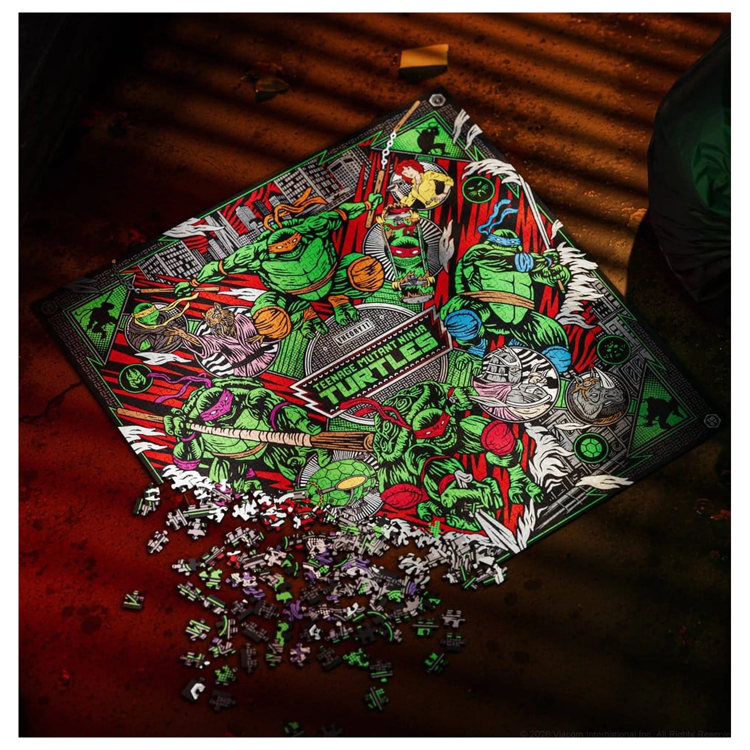 Teenage Mutant Ninja Turtles multi-dimensional puzzle (1000 darab) termékfotó