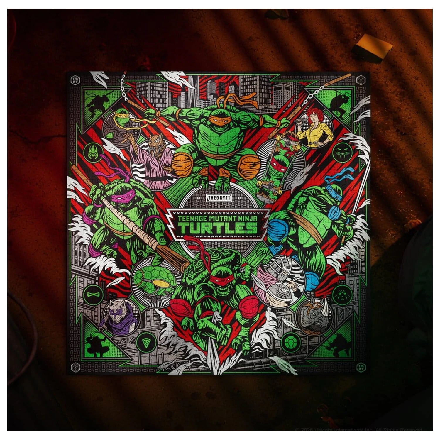 Teenage Mutant Ninja Turtles multi-dimensional puzzle (1000 darab) termékfotó