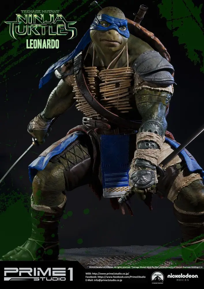 Teenage Mutant Ninja Turtles Museum Master Line Leonardo szobor figura 58 cm termékfotó