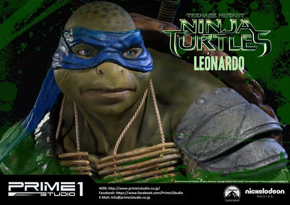 Teenage Mutant Ninja Turtles Museum Master Line Leonardo szobor figura 58 cm termékfotó