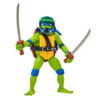 Teenage Mutant Ninja Turtles: Mutant Mayhem Drive N Kick Leonardo &amp; Motorcycle akciófigura 11 cm termékfotó