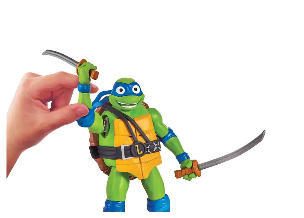 Teenage Mutant Ninja Turtles: Mutant Mayhem Ninja Shouts akciófigura Leonardo 14 cm termékfotó