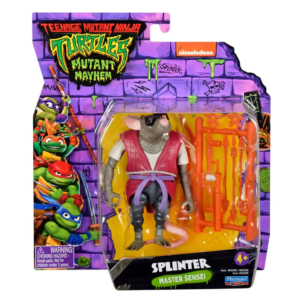 Teenage Mutant Ninja Turtles: Mutant Mayhem Splinter akciófigura 10 cm termékfotó