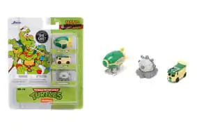 Teenage Mutant Ninja Turtles Nano Cars Diecast Mini jármű 4 db-os csomag termékfotó