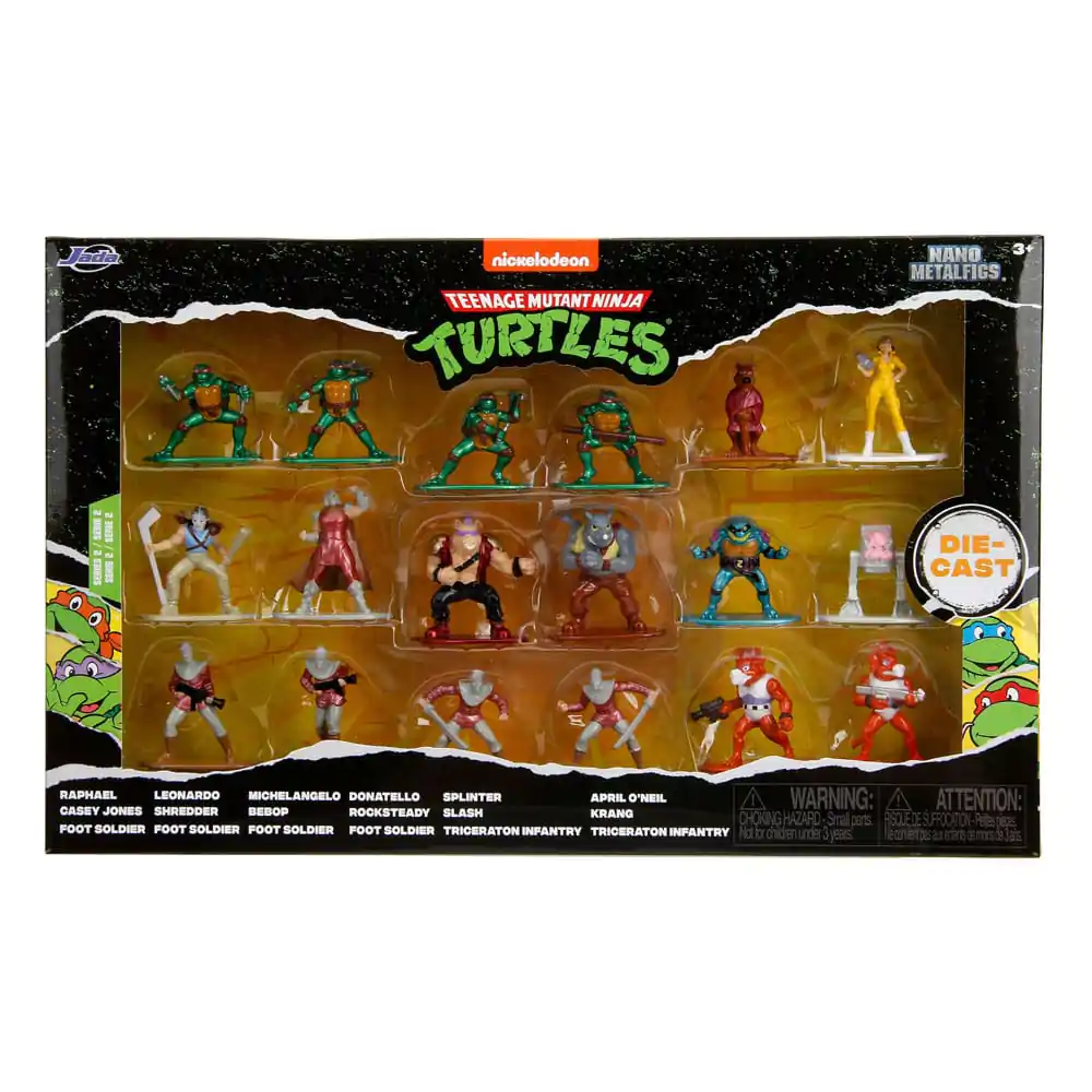 Teenage Mutant Ninja Turtles Nano Metalfigs Diecast Wave 2 18 db-os Mini figura csomag 4 cm termékfotó