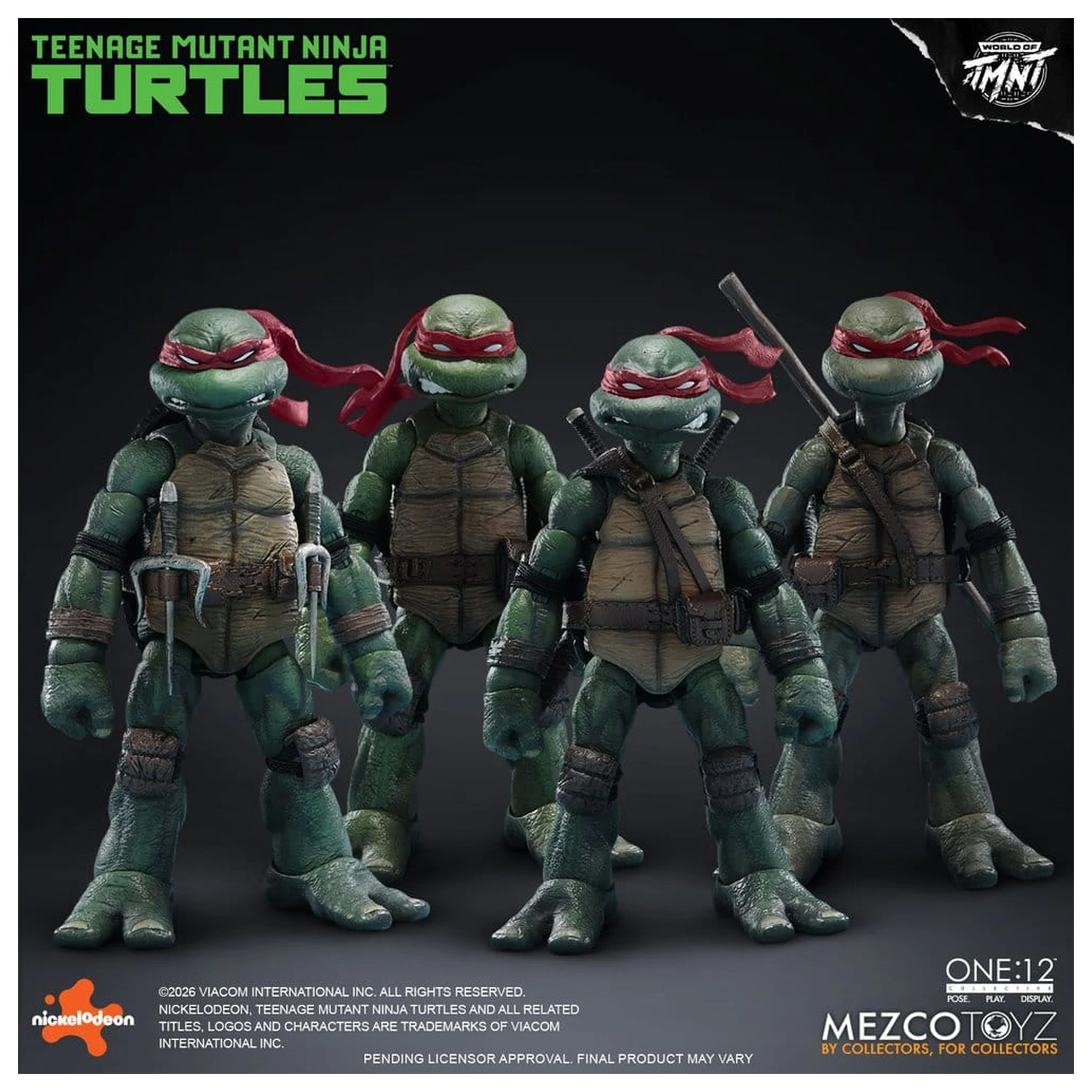 Teenage Mutant Ninja Turtles One:12 Collective akciófigura csomag 1/12 Boxed Set 17 cm termékfotó