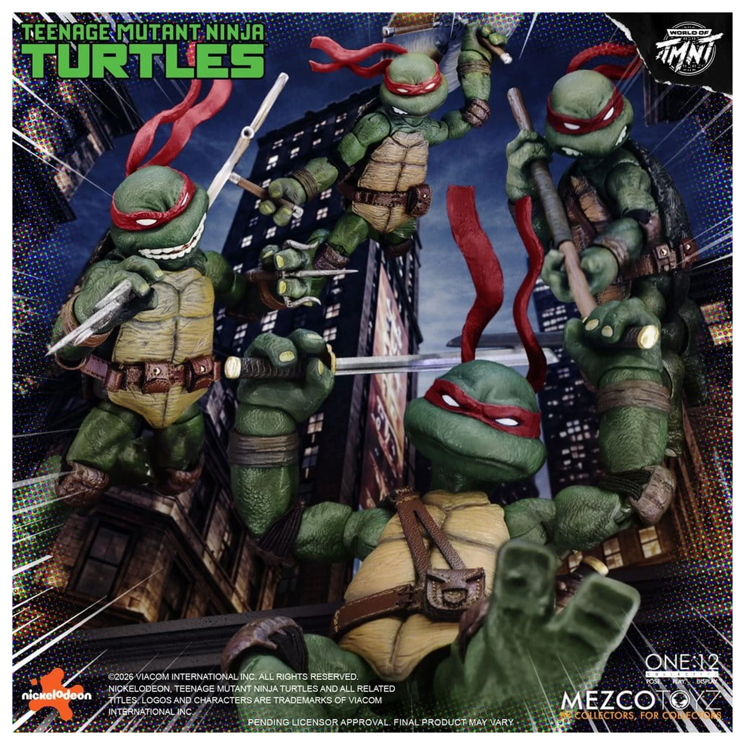 Teenage Mutant Ninja Turtles One:12 Collective akciófigura csomag 1/12 Boxed Set 17 cm termékfotó