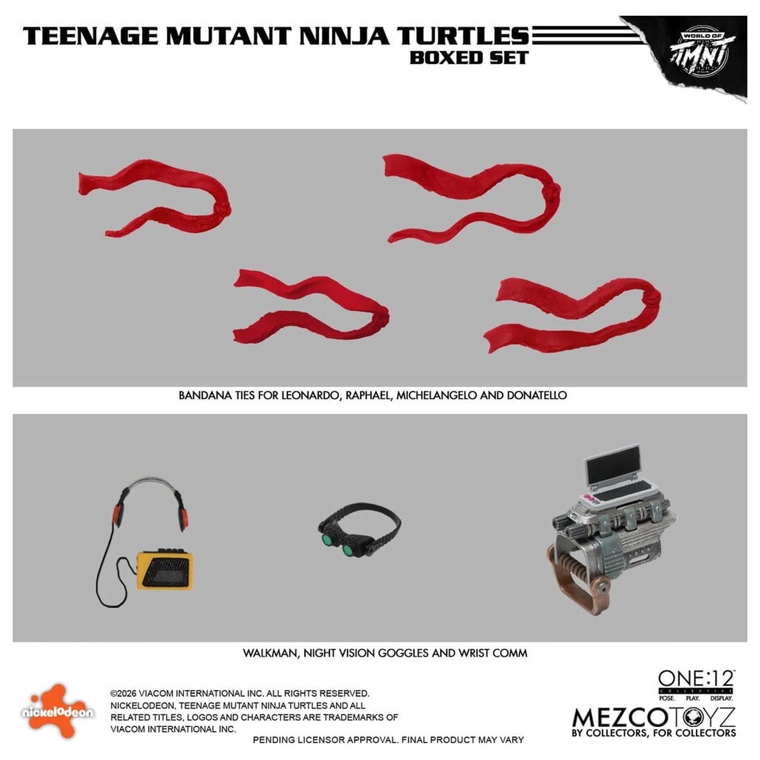 Teenage Mutant Ninja Turtles One:12 Collective akciófigura csomag 1/12 Boxed Set 17 cm termékfotó