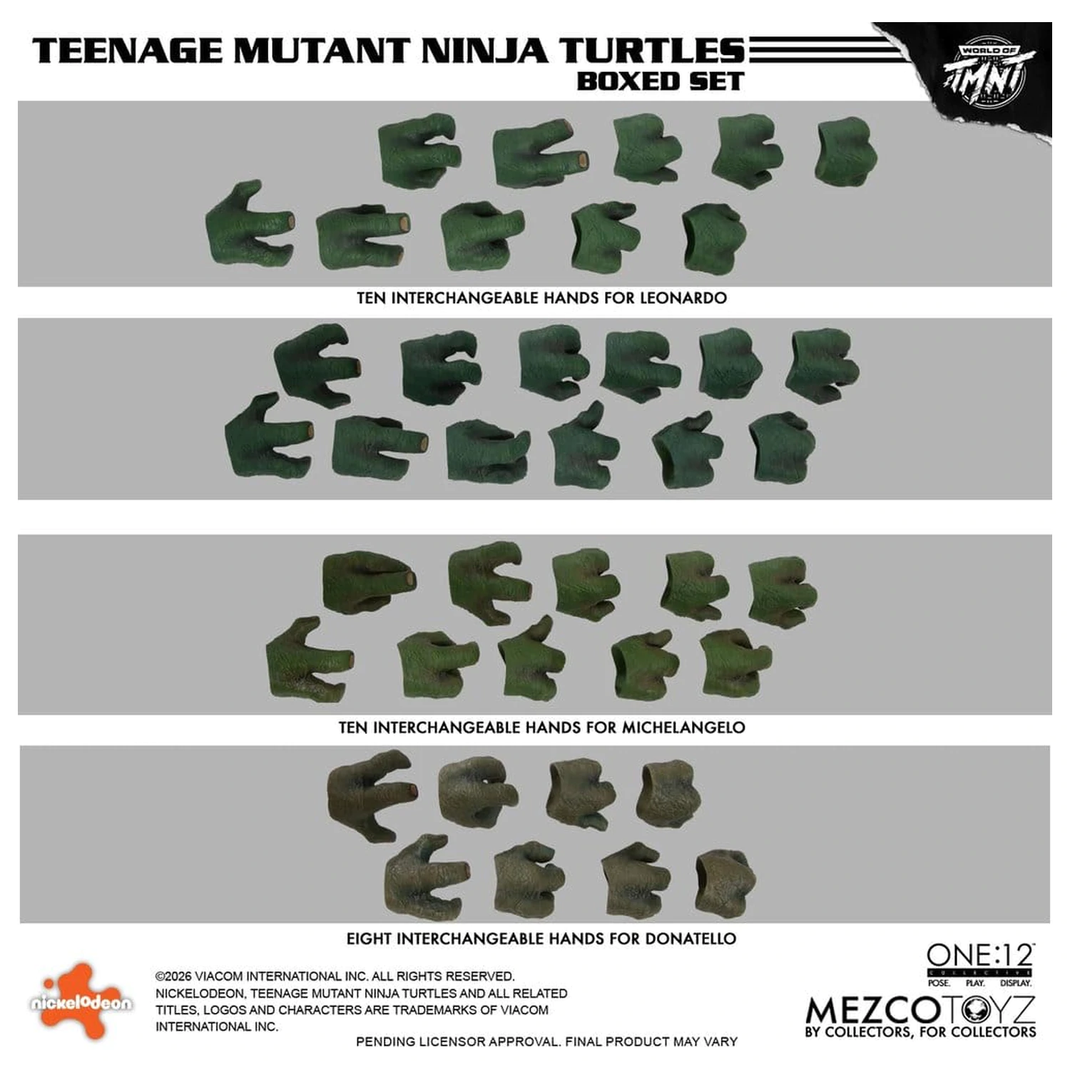 Teenage Mutant Ninja Turtles One:12 Collective akciófigura csomag 1/12 Boxed Set 17 cm termékfotó