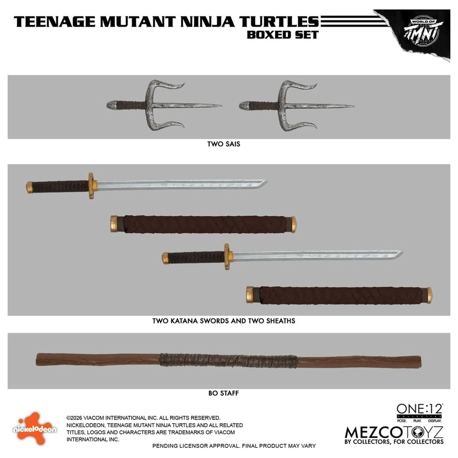 Teenage Mutant Ninja Turtles One:12 Collective akciófigura csomag 1/12 Boxed Set 17 cm termékfotó