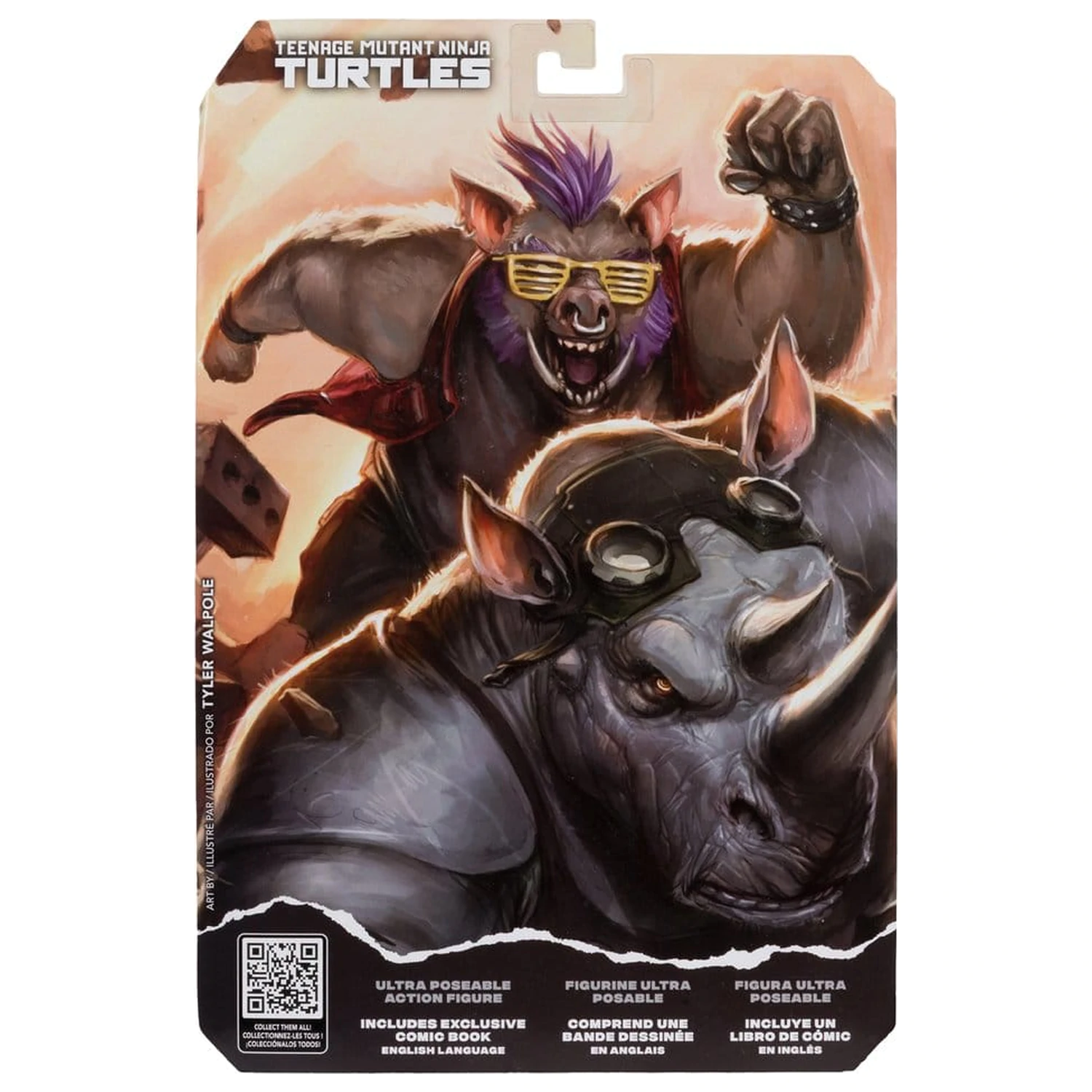 Teenage Mutant Ninja Turtles Page Punchers akciófigura Bebop 16 cm termékfotó