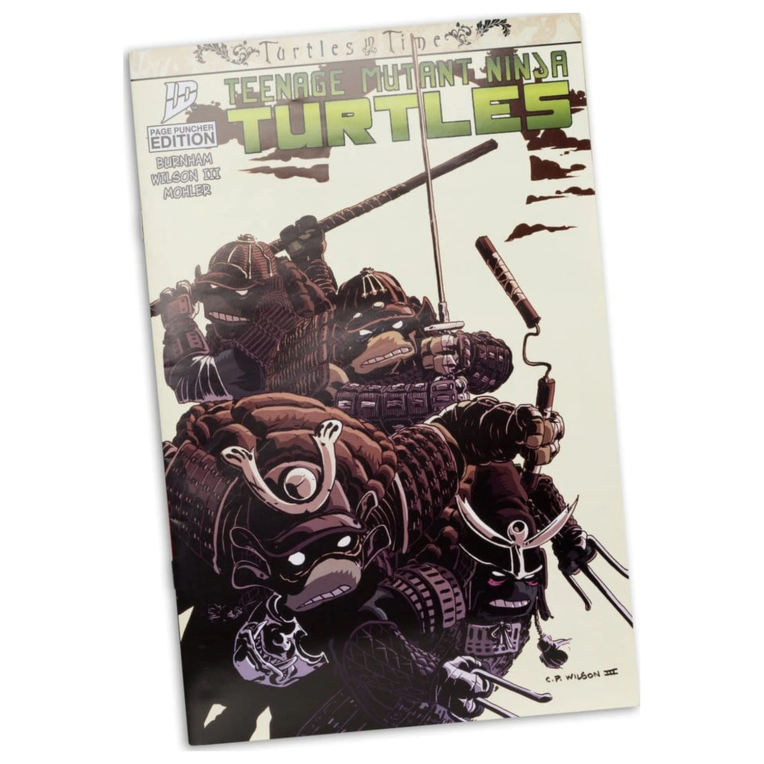 Teenage Mutant Ninja Turtles Page Punchers akciófigura Donatello (Turtles in Time) 13 cm termékfotó