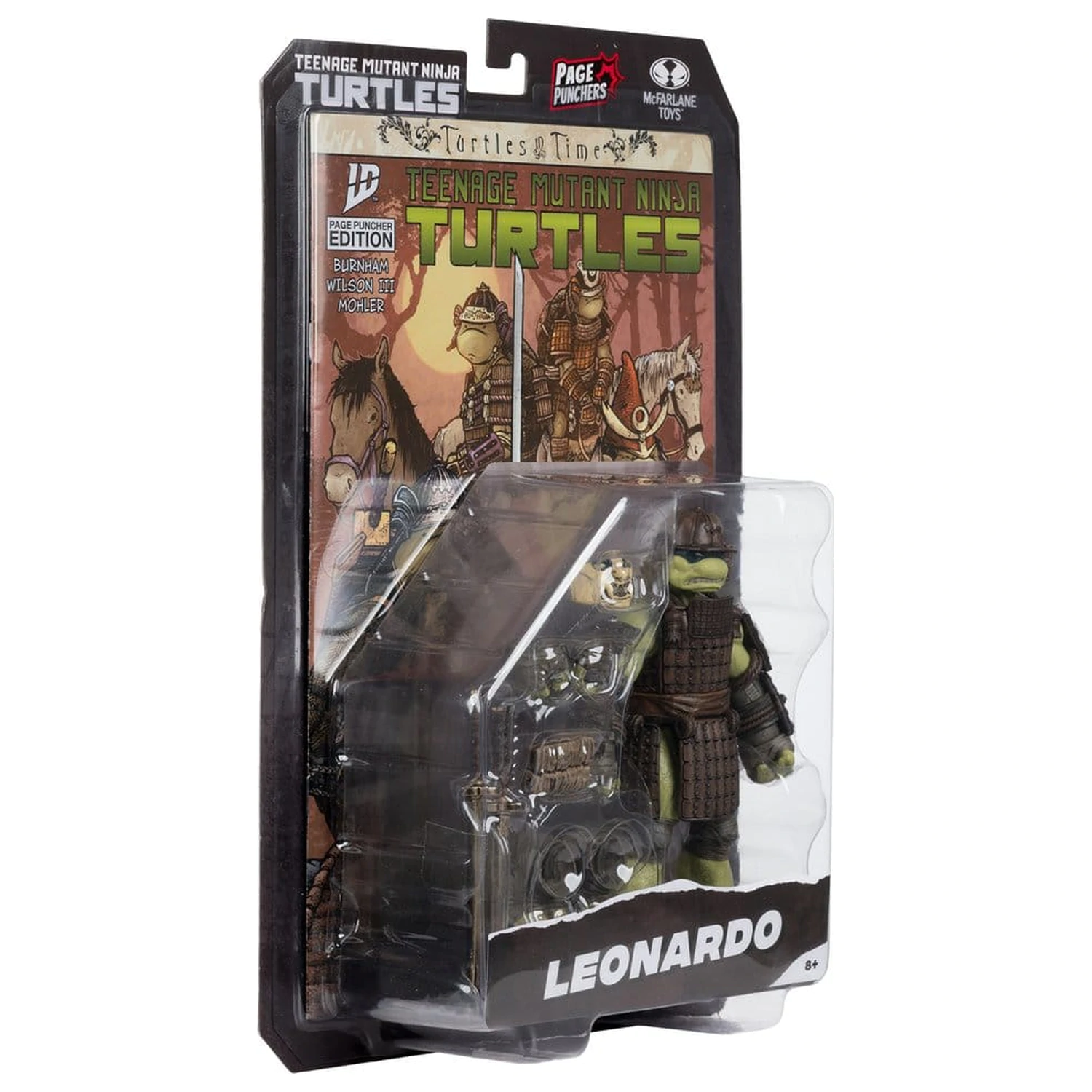 Teenage Mutant Ninja Turtles Page Punchers akciófigura Leonardo (Turtles in Time) 13 cm termékfotó