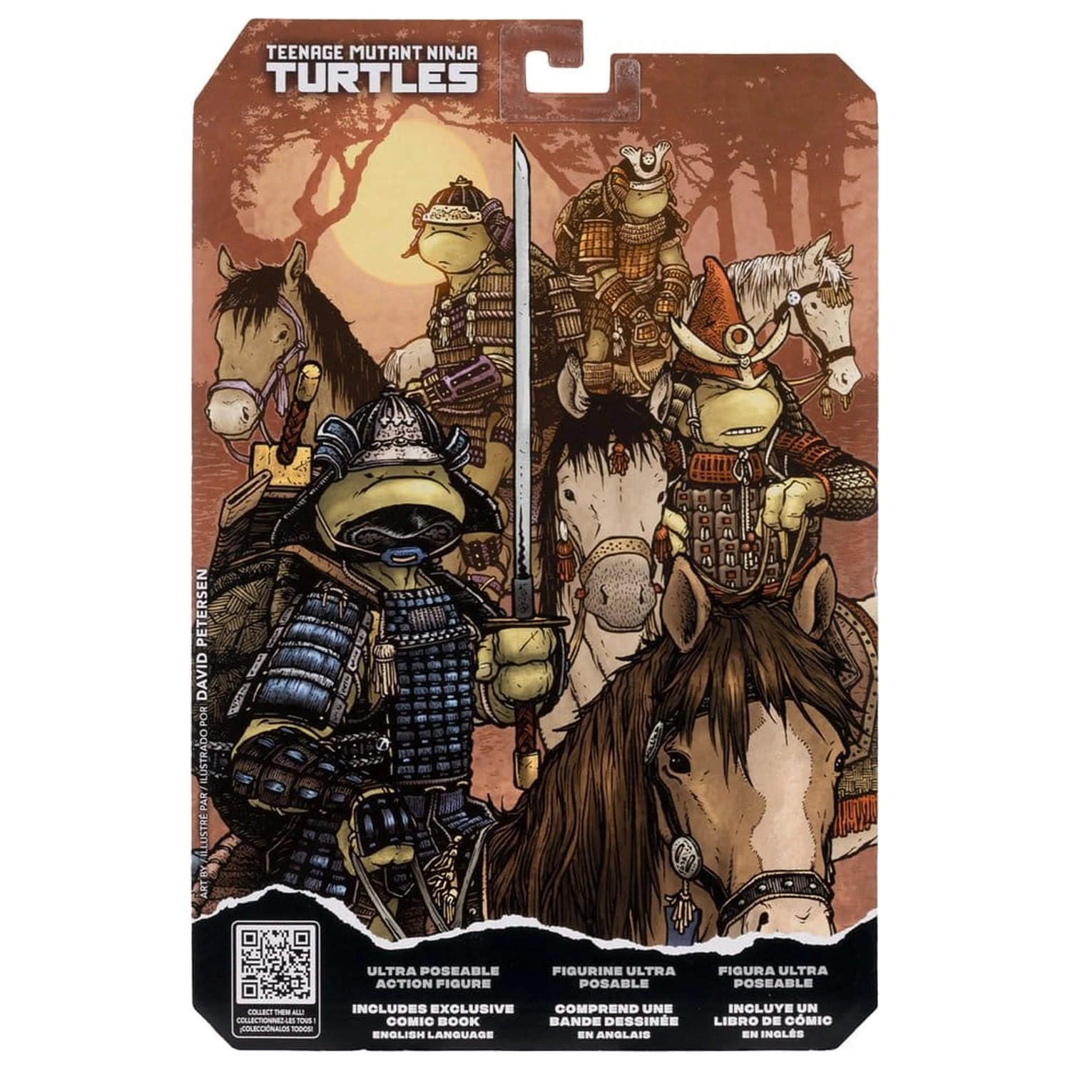 Teenage Mutant Ninja Turtles Page Punchers akciófigura Leonardo (Turtles in Time) 13 cm termékfotó