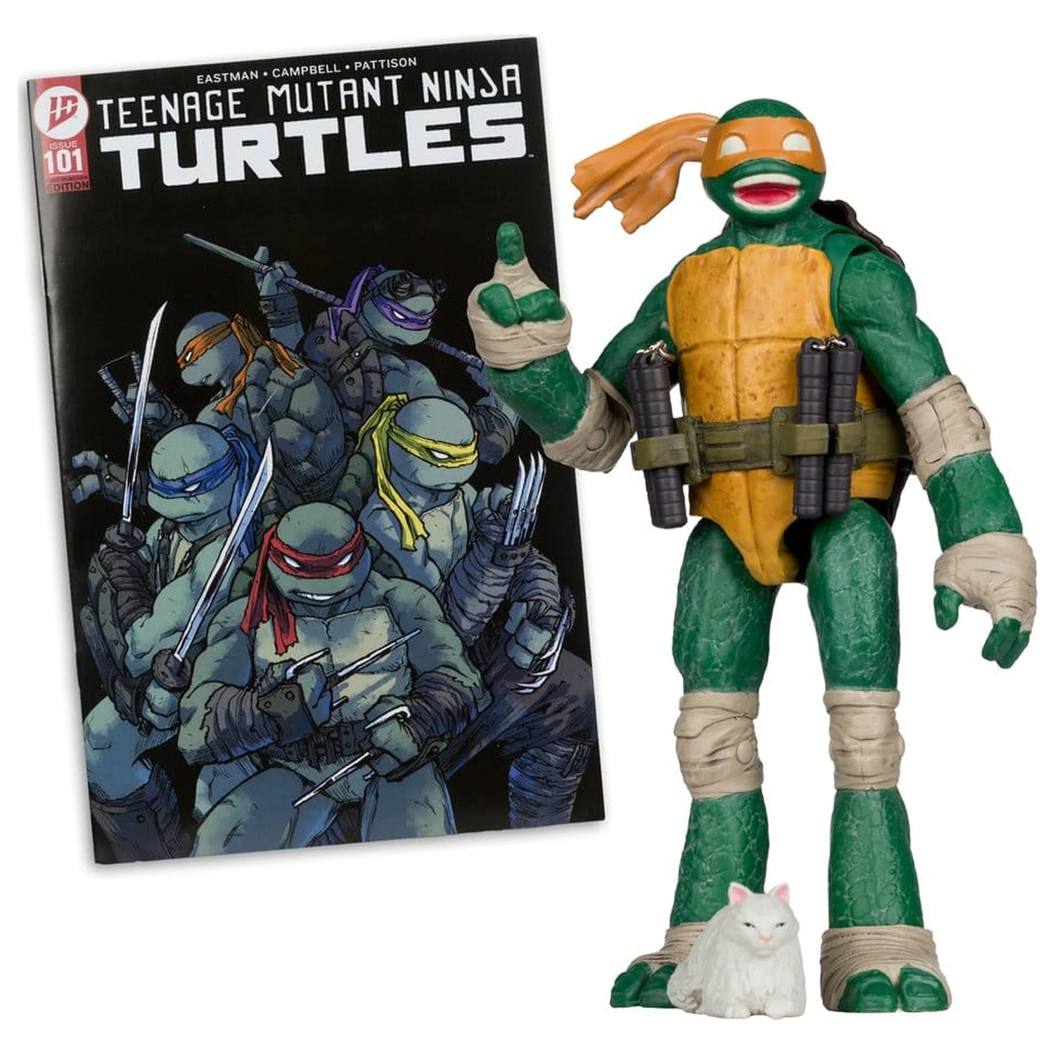 Teenage Mutant Ninja Turtles Page Punchers akciófigura Michelangelo 13 cm termékfotó
