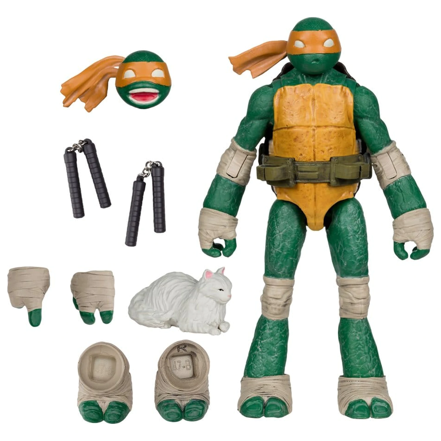 Teenage Mutant Ninja Turtles Page Punchers akciófigura Michelangelo 13 cm termékfotó