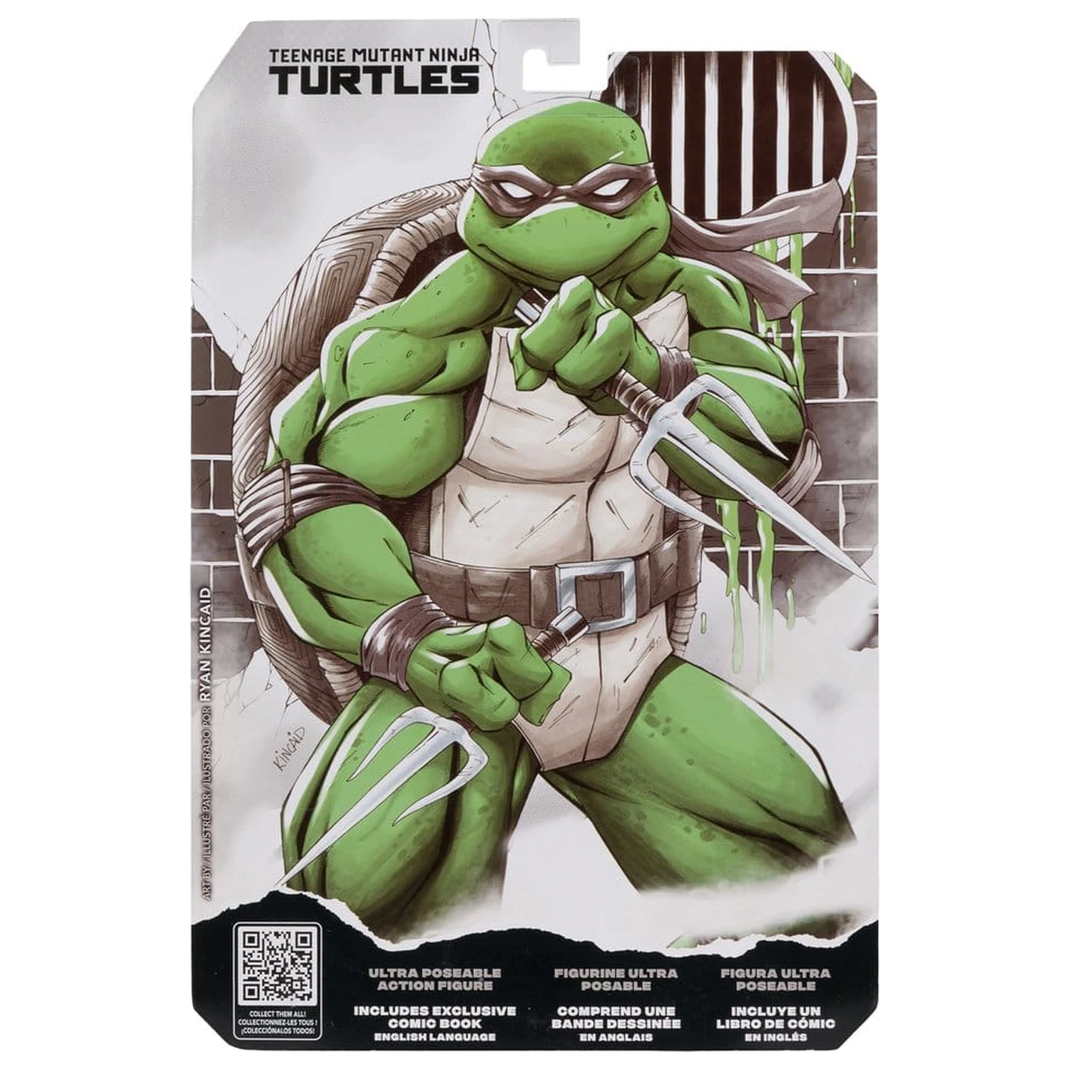 Teenage Mutant Ninja Turtles Page Punchers (Black White & Green) (Red Platinum Edition) akciófigura 13 cm termékfotó