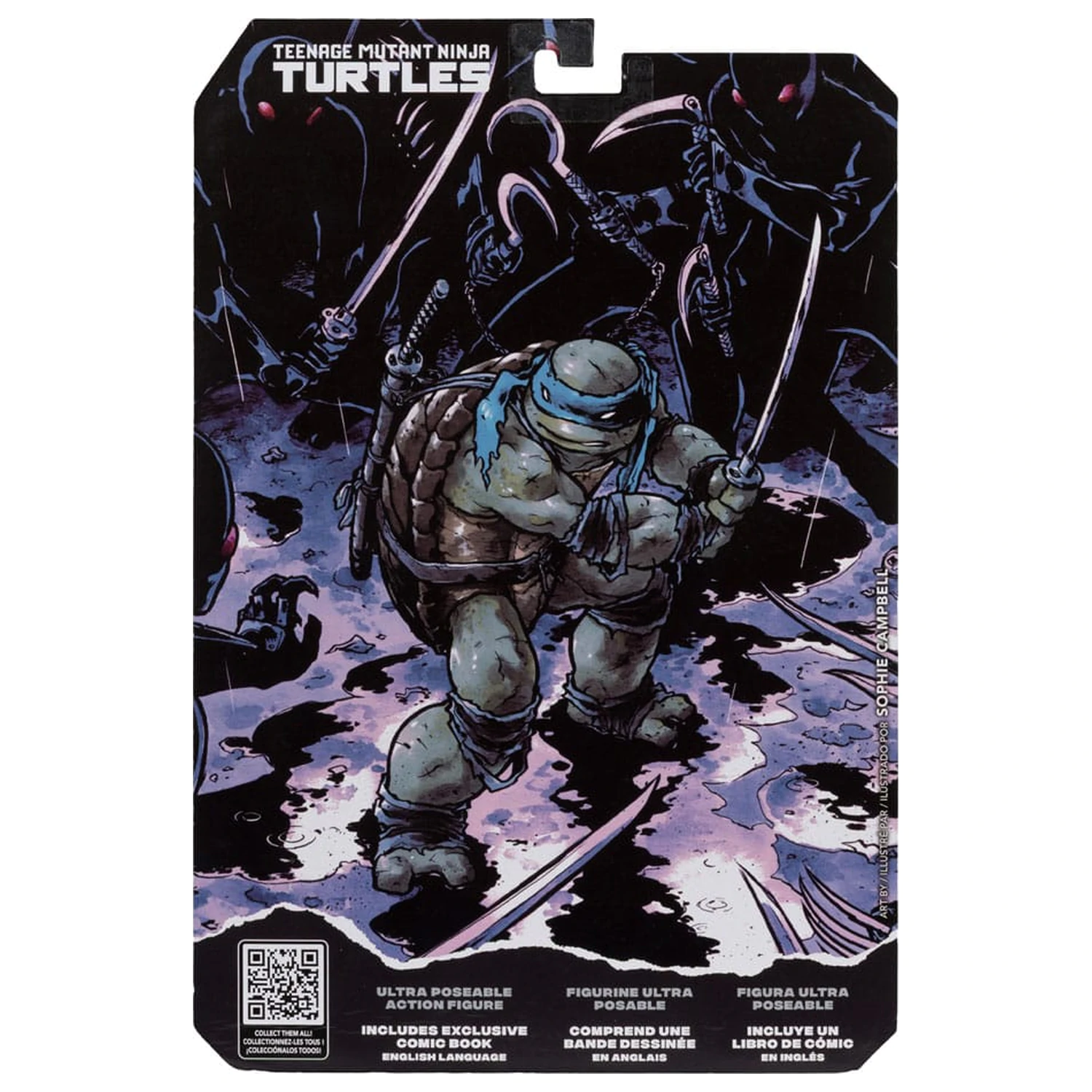 Teenage Mutant Ninja Turtles Page Punchers Leonardo akciófigura 13 cm termékfotó
